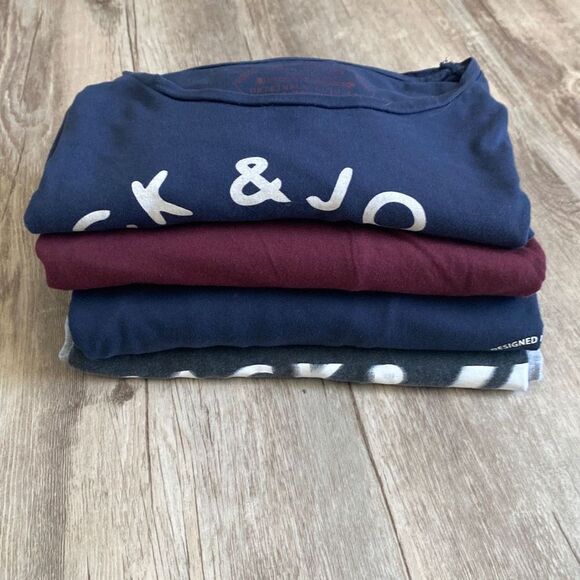 Jack & Jones Bundle 4 Cotton Graphic Tees XL - Picture 14 of 14